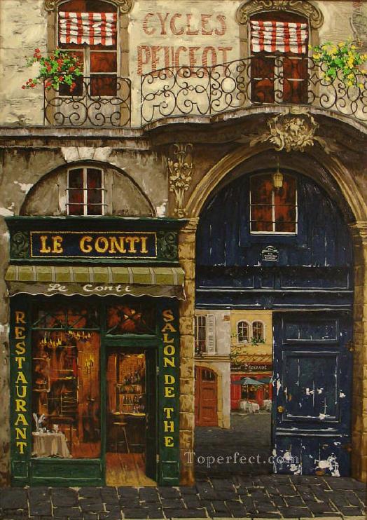 April In Paris shops Oil Paintings